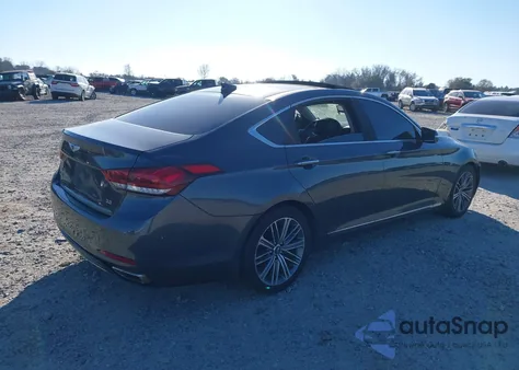 2018 Genesis G80 3.8 из США, поврежденный, VIN KMHGN4JE2JU272069